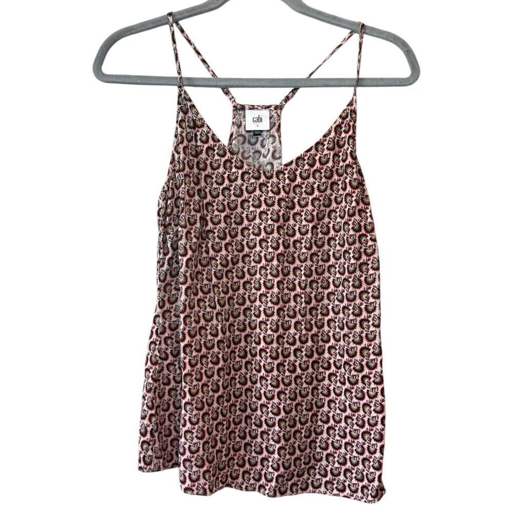 Cabi Patterned Poem Cami Tank Size Small S